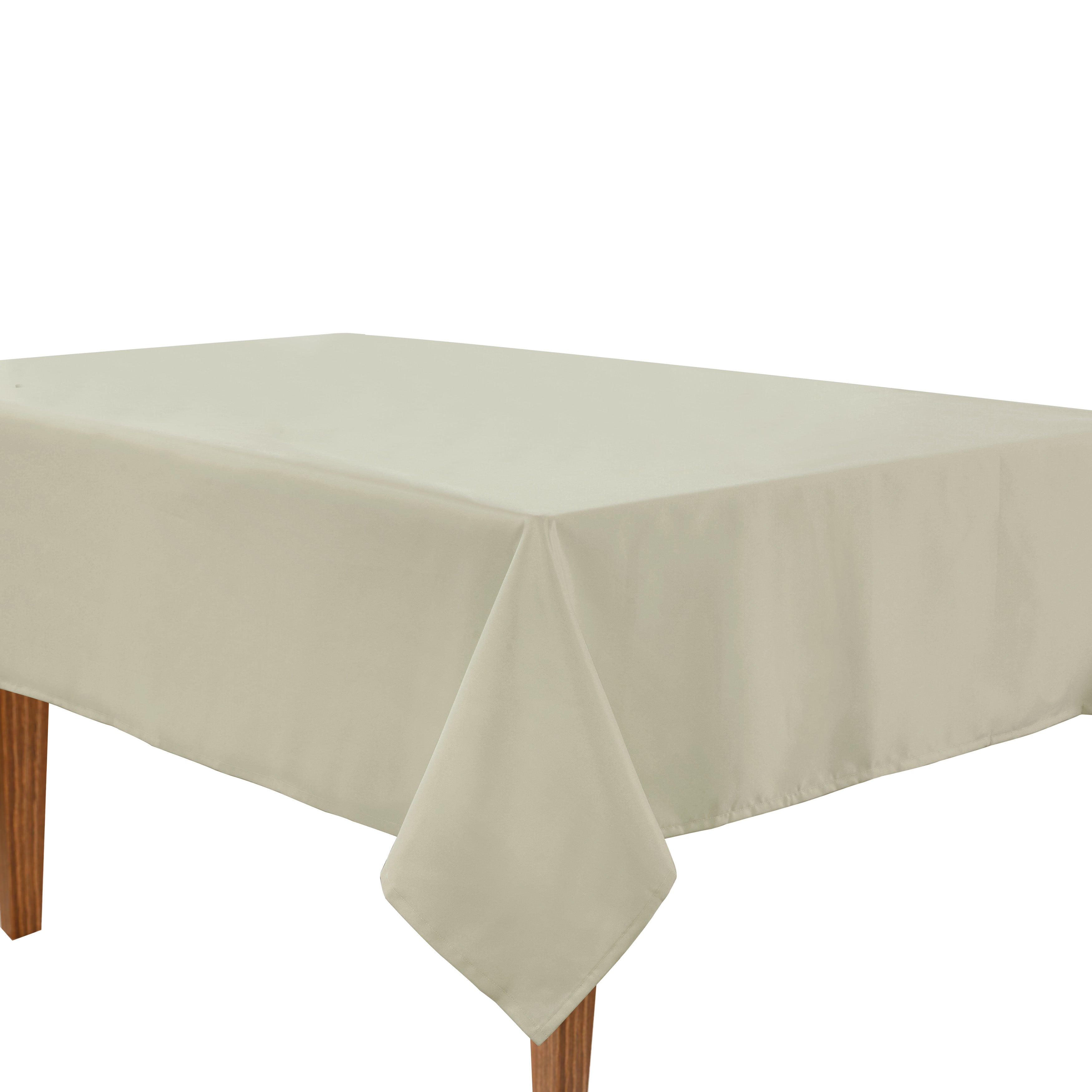 Solid Tablecloth 4 seat 152x152cm - Pumice Stone